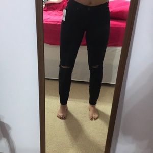 high rise black pacsun jeans